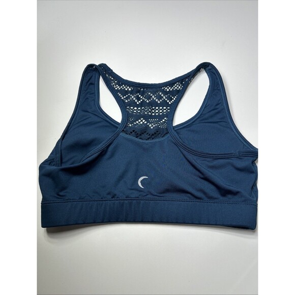 Zyia Active Women's Mesh Racerback Bomber Comfort Sports Bra Xs Blue/teal/green‎ - Picture 2 of 11